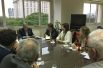 Las federaciones de cooperativas eléctricas reunidas con el ministro de Energía, Juan José Aranguren